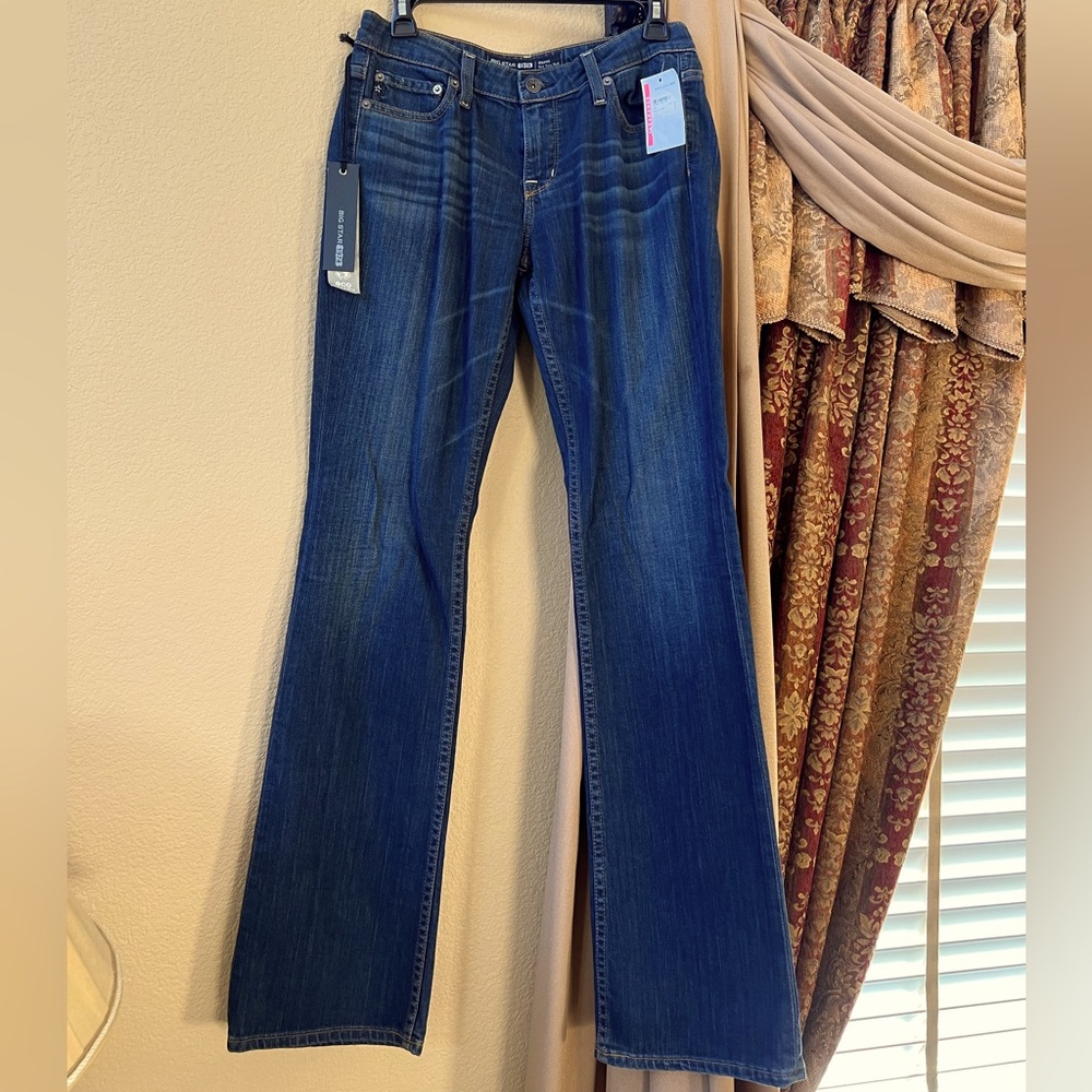 New Big Star Vintage 1974 Hazel Mid Rise Bootcut Stretch Jeans Size 28/33